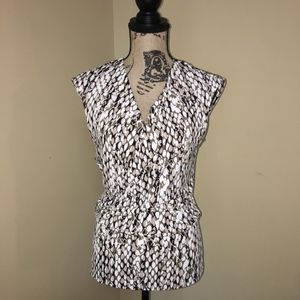 Sleeveless Print blouse